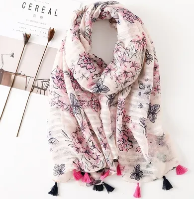 Produktbild von CA-12257 Schal in Rosa – Stilvoll und Vielseitig KP12257