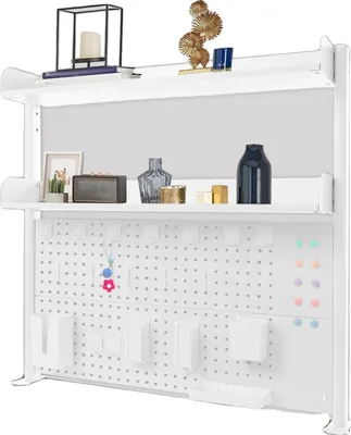 Produktbild von Schreibtischorganizer, hochdichte MDF, Kohlenstoffstahl, 100 cm x 95 cm, Montage erforderlich, 7,5 kg Tragfähigkeit
