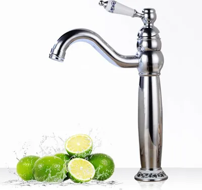 Obrázek produktu pro Koupelnová baterie 360° Retro Tap Nostalgie Umyvadlová baterie Jednopáková směšovací baterie Koupelnová baterie
