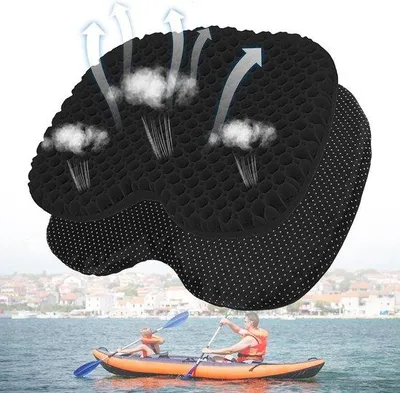 Produktbild von Rutschhemmende Wassersitzbank - Rutschsicher und wasserdicht - 40x32x4 cm - Schwarz