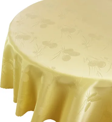 Produktbild von Tischdecke Ostern Fleckabweisende Gelb Ostereier 150 cm RUND