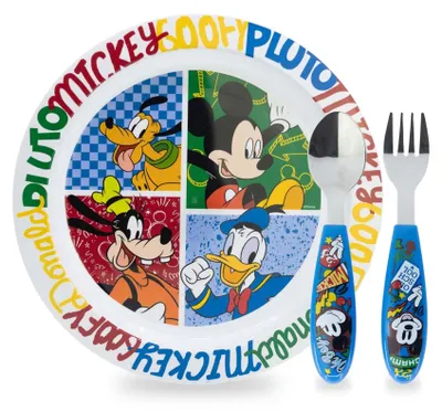 Kinderbesteckset 3-teilig Edelstahl Mickey Mouse BPA-frei