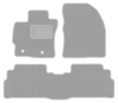 Immagine prodotto di Tappetini in moquette per Toyota Verso FL 2013-2019 (monovolume) – set 4 pezzi, grigi, su misura – Wielganizator OSLO