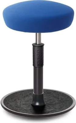 Produktbild von Sitz- Stehhocker Free Regular Hutsitz Gestrick blau schwarz /schwarz.