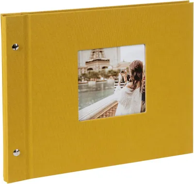 Produktbild von Goldbuch Bella Vista Fotoalbum, senffarben, 30 x 25 cm