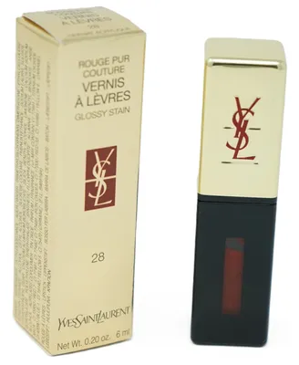 Produktbild von Yves Saint Laurent Rouge pur Couture Vernis á Levres Lippenstift 28 Grenat Acrylique