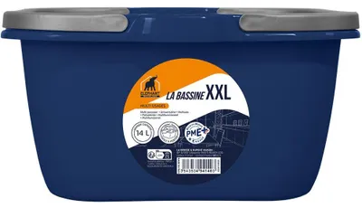 Produktbild von 14-Liter-Vierkantbecken mit Elefantengriffen
