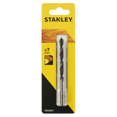 Obrázok produktu pre Stanley STA52021-QZ, Vŕtačka, 7 mm, 110 mm, Drevo, 7,2 cm, 1 kusov