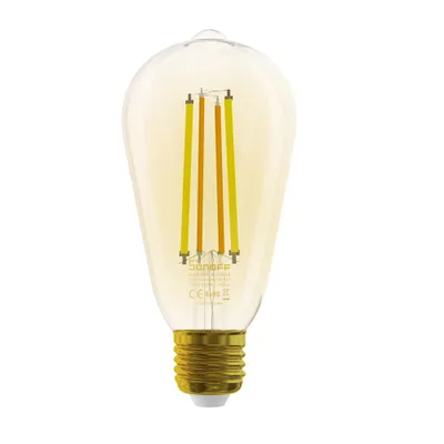 Produktbild von SONOFF B02-F-ST64 WiFi Smart LED Glühbirne bernsteinfarben