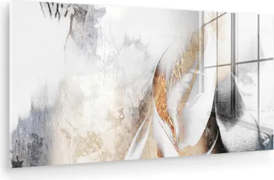 Produktbild von MuchoWow Glasbilder - Bilder auf Wandbild - Foto auf Glas Abstrakt - Gold - Design - Luxe 120x60 cm Wanddekoration aus Glas - Acrylglasbild - Acrylbilder - Acrylbild