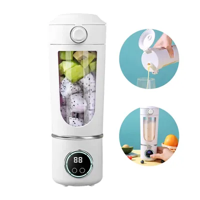 Produktbild von Standmixer für Smoothies,Mini-Mixer mit 700ml tragbarem Design und Reisedeckel,12 Klingen,4 Modi,Type-C-Ladung,ideal für Smoothies,Säfte und Babybrei