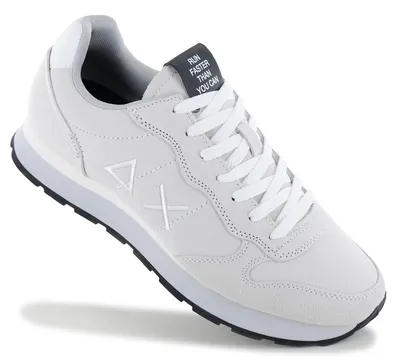 Obrázek produktu pro SUN68 Tom Suede - pánské tenisky, bílá a šedá barva, model Z46106-01, velikost EU 42