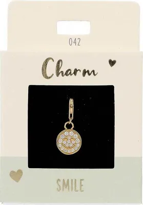 Produktbild von DEPESCHE Charm Express yourself Emoji gold