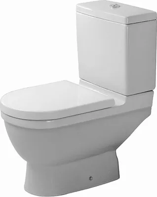 Produktbild von Duravit Stand-WC-Kombination STARCK 3 tief, 360 x 655 mm, Abgang senkrecht Abgang innen senkrecht weiß