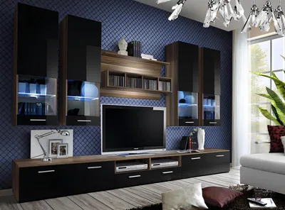 Immagine prodotto di Mobile TV Mobile in legno Mobili di design Mobili neri Soggiorno