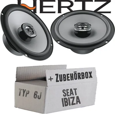 Produktbild von Lautsprecher Boxen Hertz X 165 - 16,5cm Koax Auto Einbauzubehör - Einbauset passend für Seat Ibiza 6J - justSOUND