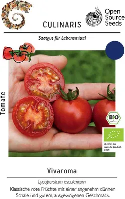 Produktbild von Freilandtomate Vivaroma | Freilandtomatensamen von Culinaris