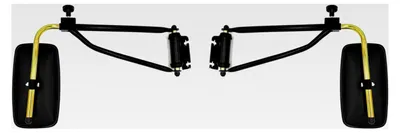 Produktbild von 2 Außenspiegel für Traktor und Bagger 285x150 mm mit Spiegelarm und Halterung SET