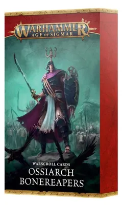 Produktbild von Warhammer Age of Sigmar Ossiarch Bonereapers Warscroll Cards