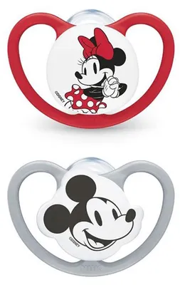 Produktbild von Nuk Schnuller Baby Minnie Silikon 18-36 Monate luftiges Design