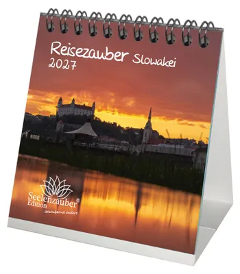 Produktbild von Reisezauber Slowakei Tischkalender 10x10cm für 2027 Bratislava Urlaub Ferien - Seelenzauber