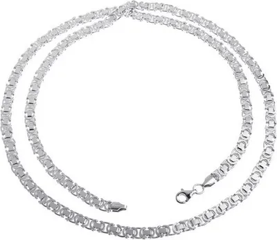 Produktbild von SILBERKETTEN STORE Königskette, flach 4,6mm - 925 Silber, Länge wählbar von 40-100cm - 65cm