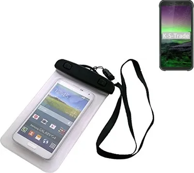 Produktbild von K-S-Trade Schutz Hülle Handy Hülle Kompatibel mit Blackview BV5500 Pro Beach Bag wasserdicht 16cm x 10cm Schutzhülle Staub Sand Flachwasser