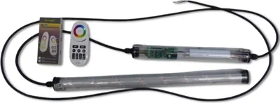 Produktbild von 8121 Gabionen Leuchte LED 360 Grad 1,40 m RGB + Warm weiß mit Fernbed.
