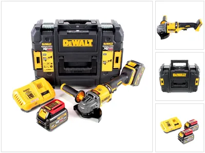 Obrázok produktu pre DeWALT DCG414T2-QW, 9000 ot/min, 12,5 cm, Batérie, 6 Ah, 2,9 kg