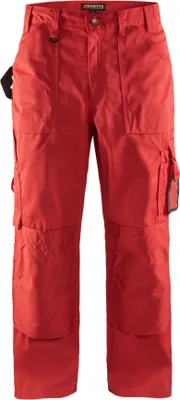 Produktbild von Blakläder Bundhose Handwerk 1570 1860 ohne Nageltaschen in div. Farben, Farbe:rot, Größe:48