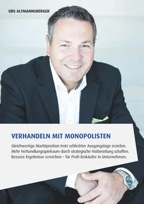 Produktbild von Verhandeln mit Monopolisten
