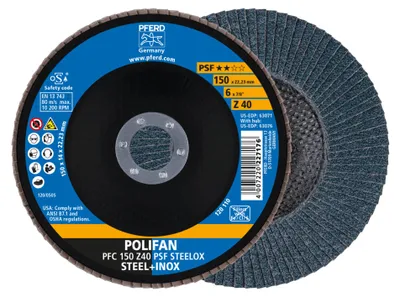 Produktbild von PFERD 67764150, 15 cm, 10200 RPM, 40 g, 10 Stück(e)