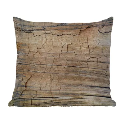 Produktbild von MuchoWow® Zierkissen Sofakissen Wohnzimmer Dekokissen 50x50 cm Holz - Farbe - Industrie - Komfort - Sofakissen