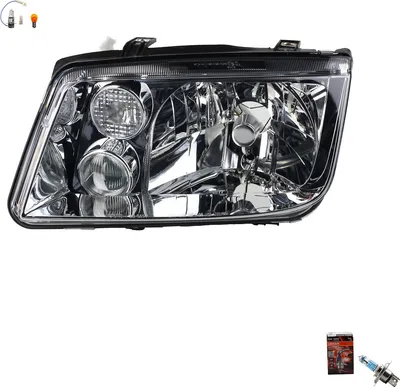 Productafbeelding van Osram Night Breaker Laser koplamp, geschikt voor VW Bora 1J2, bouwjaar 10/98 - 05/05, links, met de volgende onderdeelnummers: 1J5941017BD, 1J5941017AD, 1J5941017AP, 1J5941017G, 1J5941017R