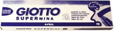 Produktbild von Giotto Supermina Pastell Türkis - 12er-Pack Buntstifte