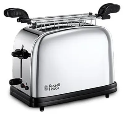 Image de Russell Hobbs 23310-57 grille-pain 2 part(s) Noir, Argent