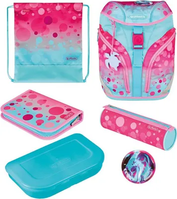 Produktbild von herlitz Schulranzen SoftLight Plus GREENline "Pink Bubbles"