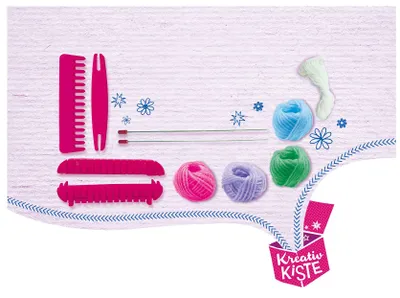 Produktbild von Schmidt Spiele Webrahmen Set, Bastelset für Kinder, 5 Jahr(e), Mehrfarbig