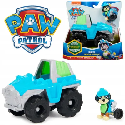 Produktbild von Paw Patrol Rex Dino-Experte Fahrzeug mit Figur