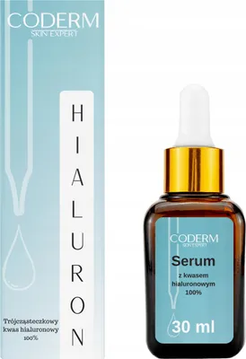 Produktbild von Coderm Hyaluronsäure Serum 30ml Trimolekular Für Creme oder Maske