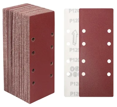 Obrázok produktu pre 30-dielna Sada Brúsneho Papiera 93x230mm, Zrnitost 40/60/80/120/180/240/320/400, 8 Dier pre Brúsku