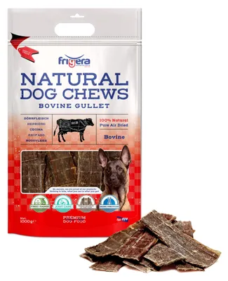 Produktbild von friGERA Hundesnack Dörrfleisch vom Rind 1 kg – fettarm & eiweißreich aus Freilandhaltung