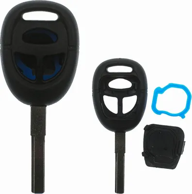 Produktbild von Auto Schlüssel Funk Fernbedienung 1x Gehäuse + Rohling HU43 kompatibel mit SAAB