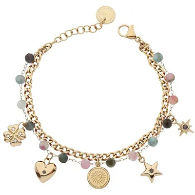 Immagine prodotto di Bracciali Con ciondoli Charms Liujo Gold Collezione - donna