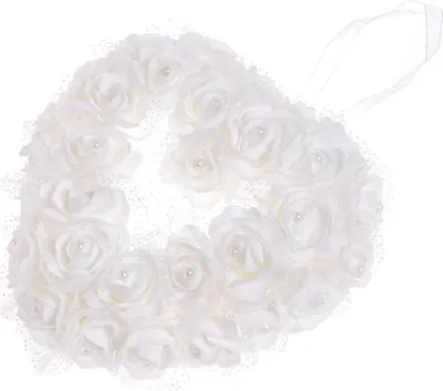 Zdjęcie produktu dla serce białe z róż 20cm 162CAN1348-20S_01