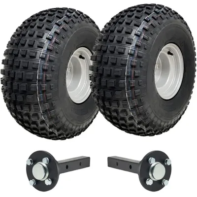 Obrázok produktu pre 22x11.00-8 Knobby ATV Quad Trailer Kit kolesá, 40x40 nápravy nosnosť 310kgs