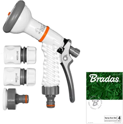 Produktbild von Sprühset Sprühpistole Schlauchverbinder Hahnanschluss WHITE LINE WL-EN1TSET