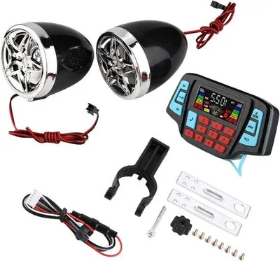 Obrázek produktu pro Vodotěsný motocyklový stereo systém s USB portem
