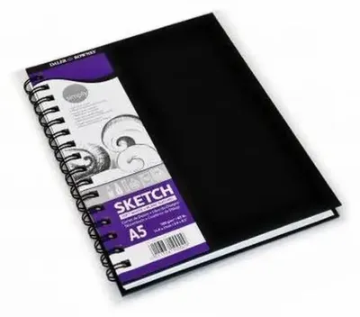Immagine prodotto di DALER-ROWNEY D482254500 Quaderno per schizzi - A5, 100 g/m², 110 fogli, rilegatura a spirale