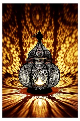 Produktbild von Orientalische Laterne Metall Ziva Schwarz 30cm